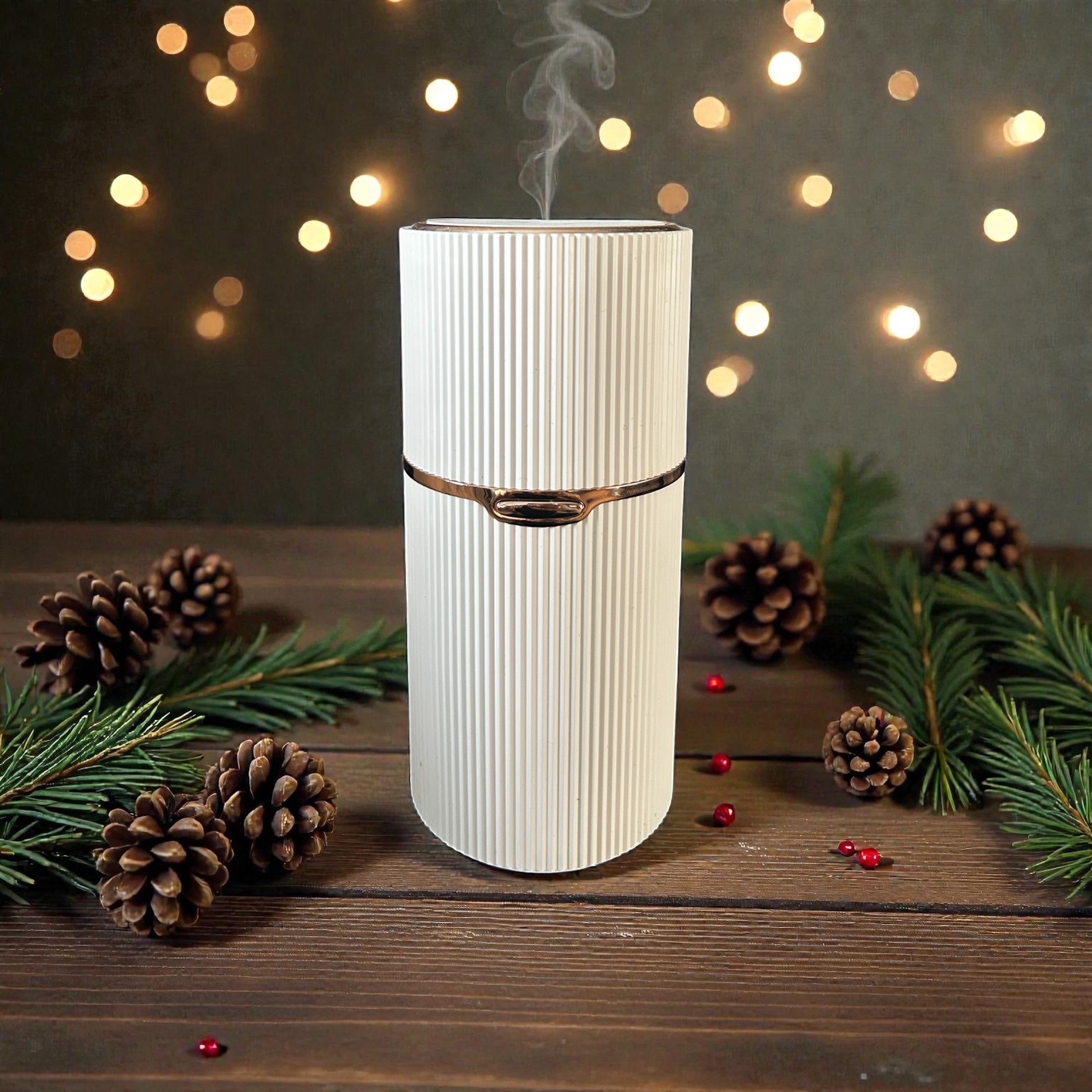 Eloura Rose Rechargeable Aroma Diffuser – Cordless Ultrasonic Diffuser | LED Light