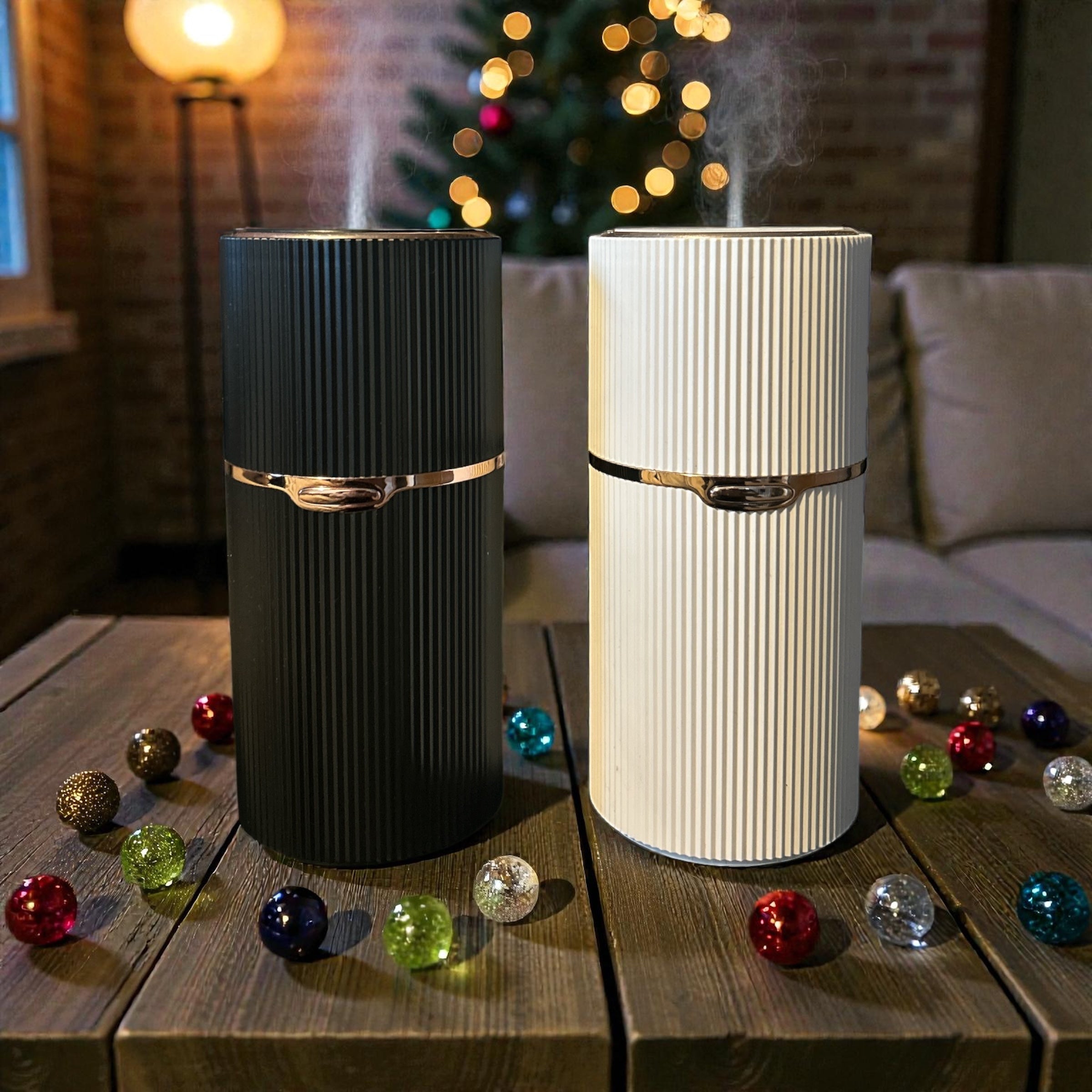 Eloura Rose Rechargeable Aroma Diffuser – Cordless Ultrasonic Diffuser | LED Light