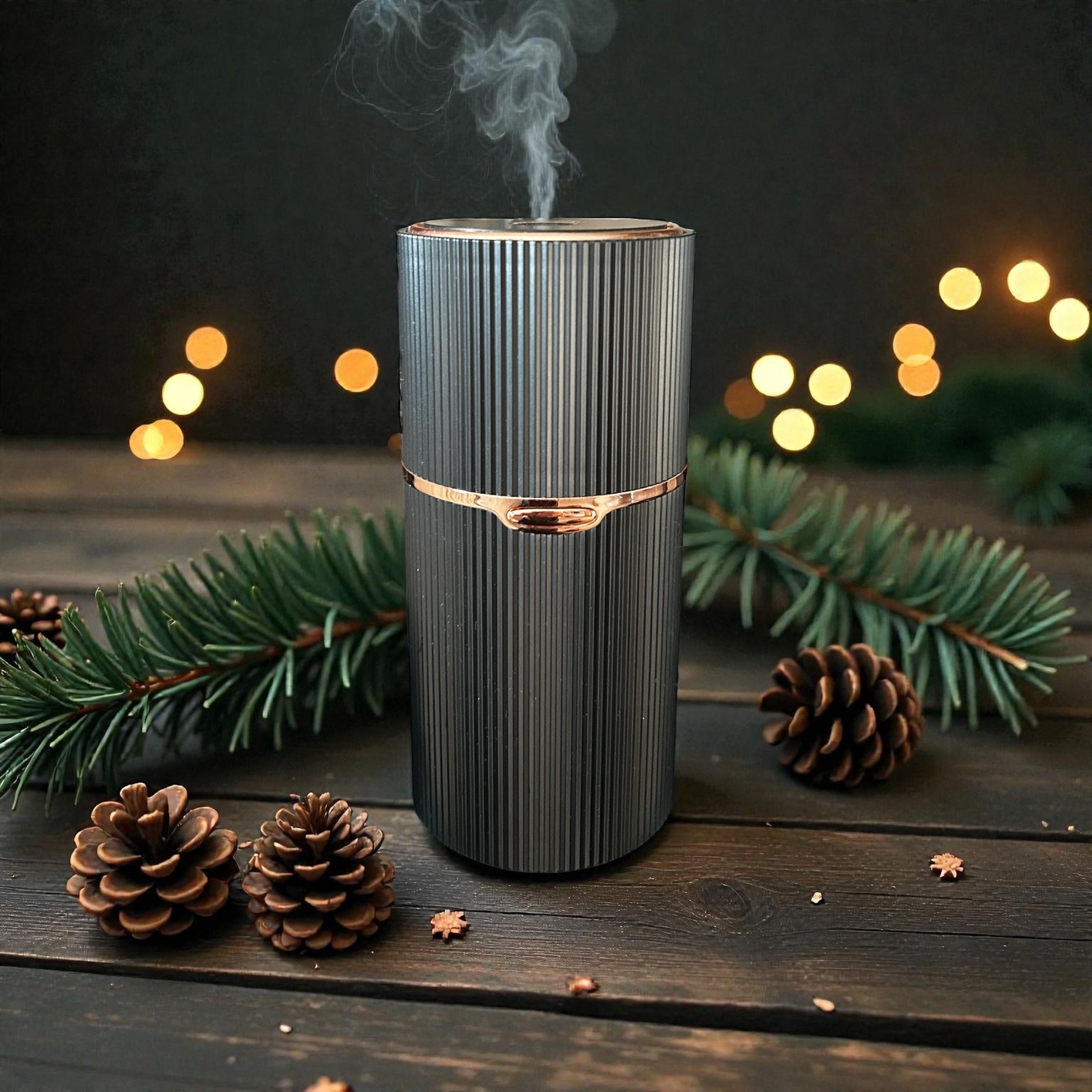 Eloura Rose Rechargeable Aroma Diffuser – Cordless Ultrasonic Diffuser | LED Light