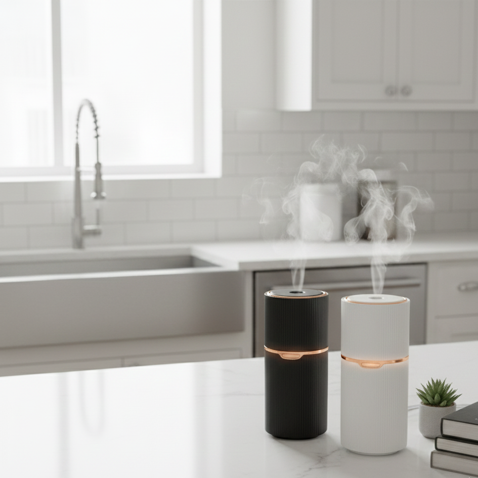 Eloura Rose Rechargeable Aroma Diffuser – Cordless Ultrasonic Diffuser | LED Light