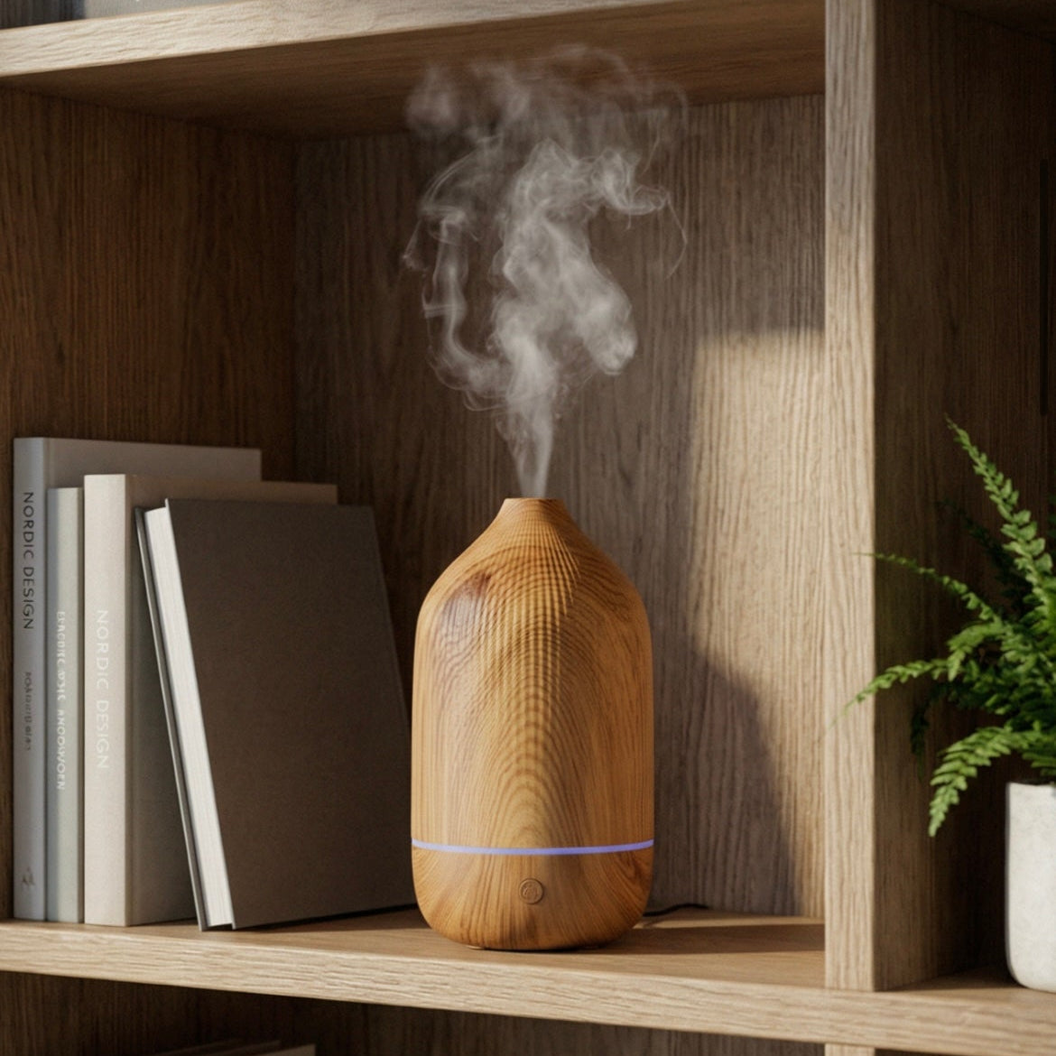 Eloura Nova Ultrasonic Aroma Diffuser – LED Mood Light