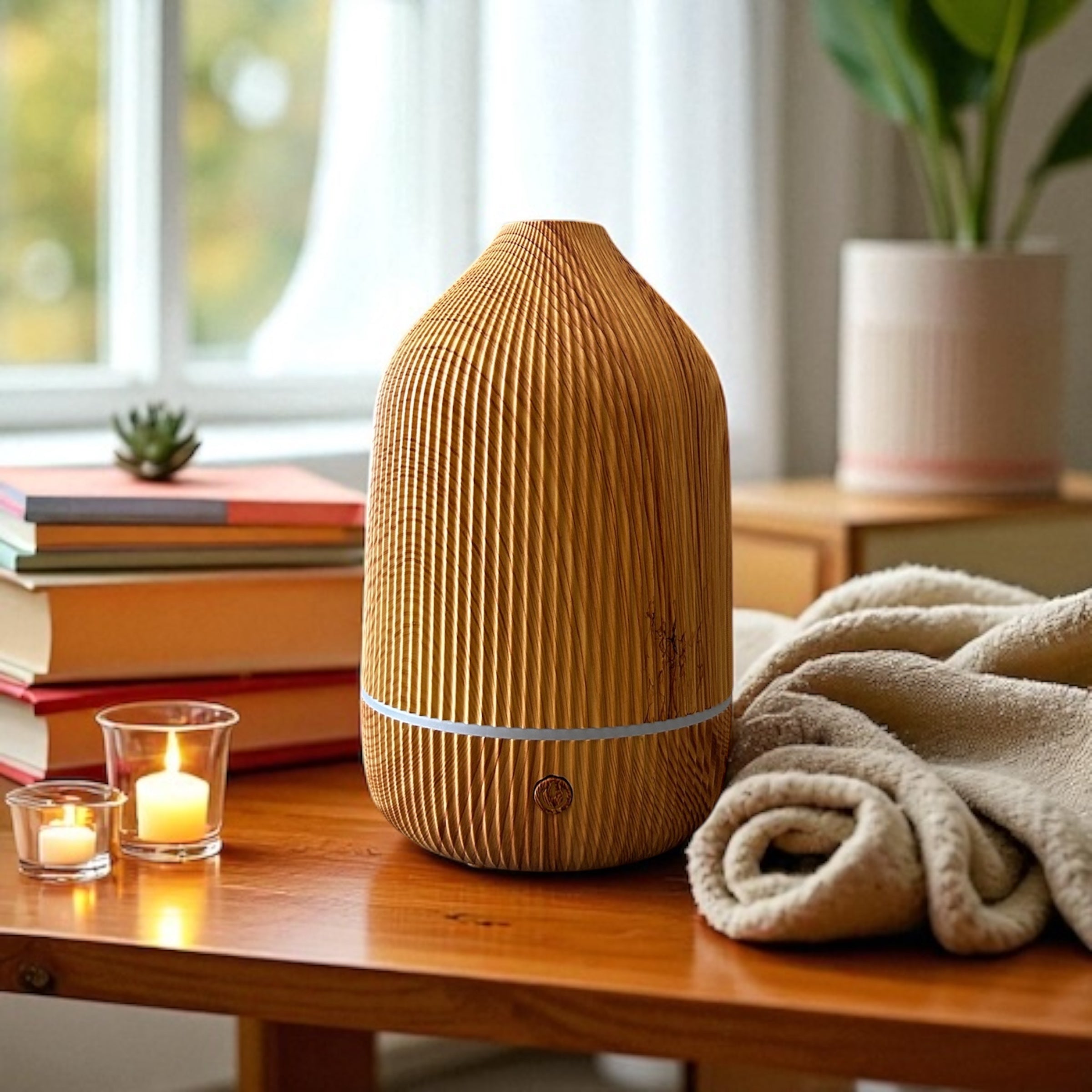Eloura Nova Ultrasonic Aroma Diffuser – LED Mood Light