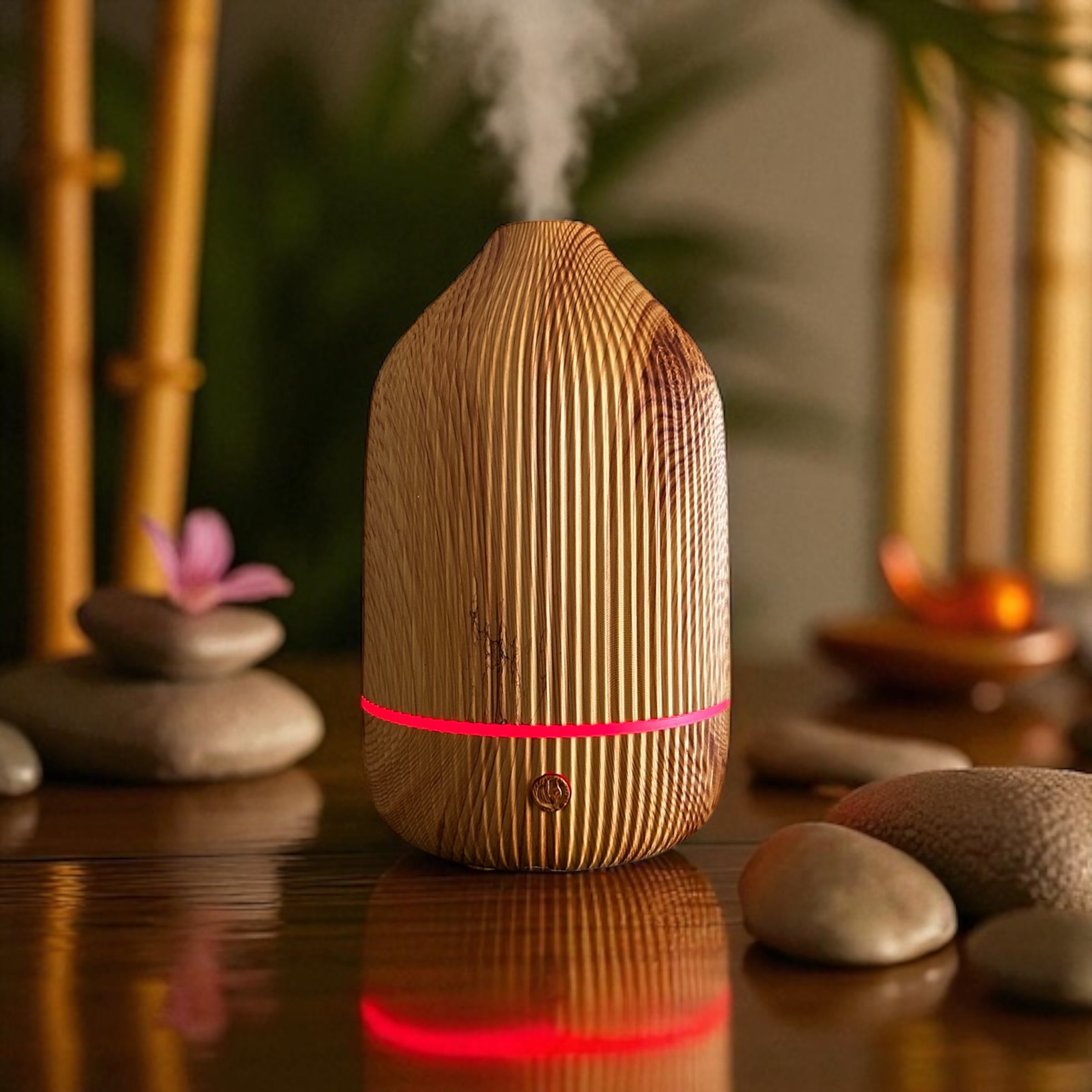Eloura Nova Ultrasonic Aroma Diffuser – LED Mood Light