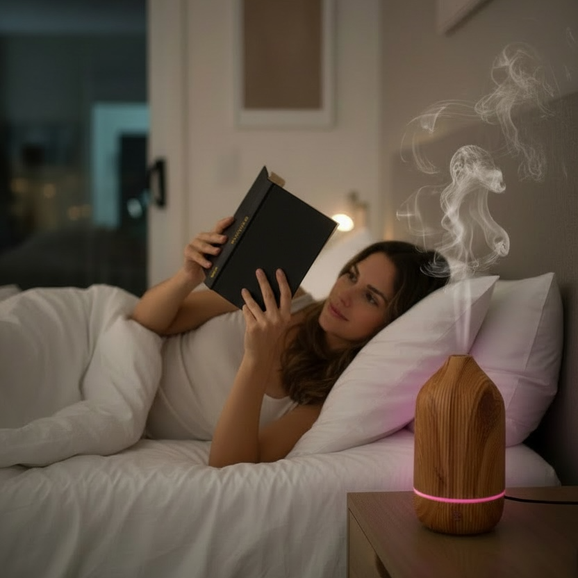 Eloura Nova Ultrasonic Aroma Diffuser – LED Mood Light