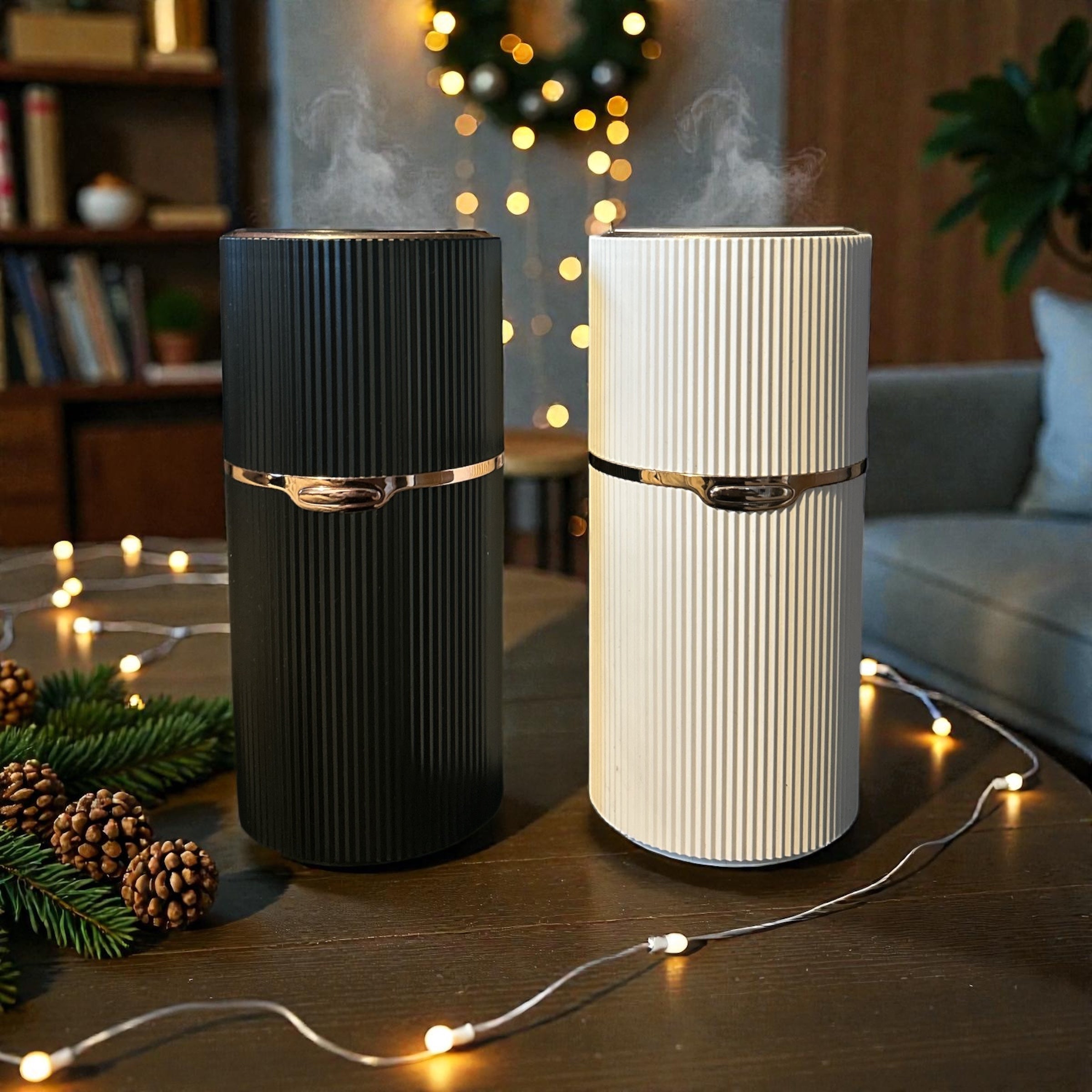 Eloura Rose Rechargeable Aroma Diffuser – Cordless Ultrasonic Diffuser | LED Light