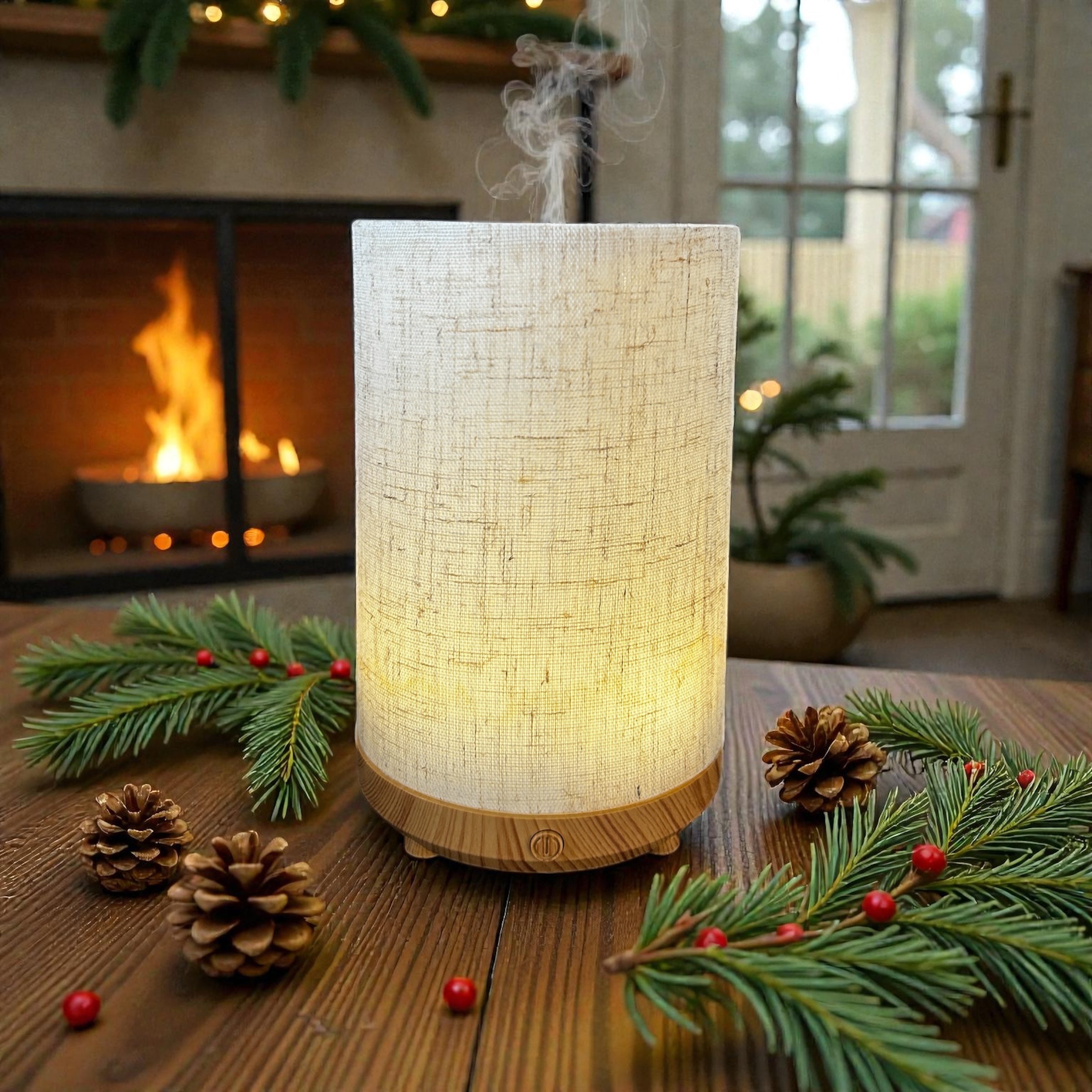 Eloura Glow Ultrasonic Essential Oil Diffuser – Ambient LED Light