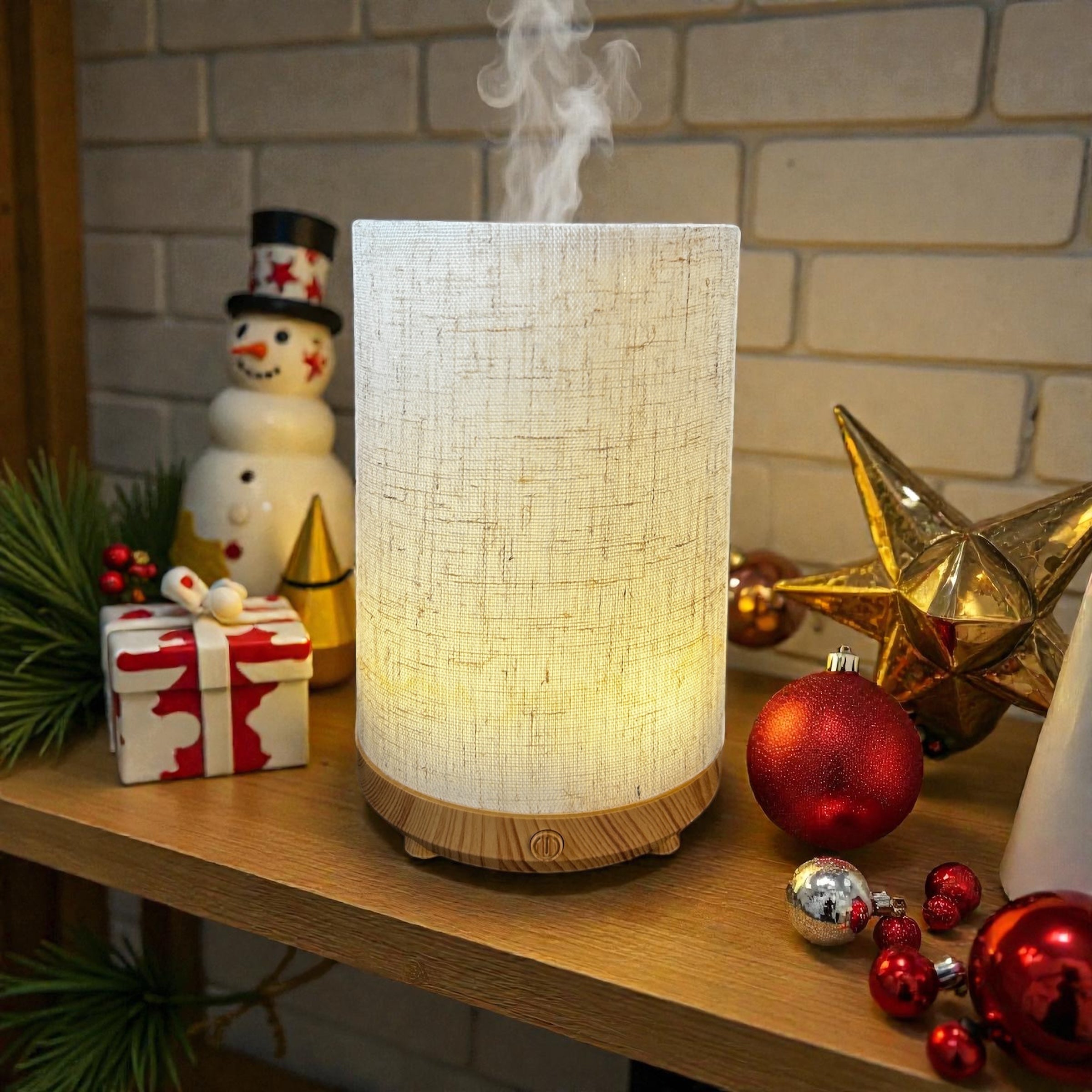 Eloura Glow Ultrasonic Essential Oil Diffuser – Ambient LED Light